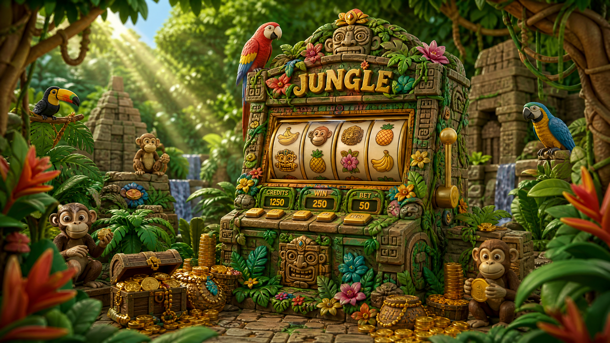 Slot Tema Jungle PGSoft: Petualangan Hutan Tropis Penuh Bonus