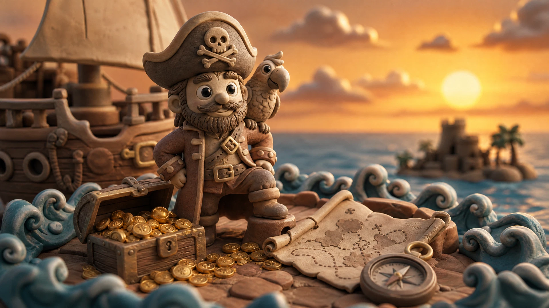 Slot Tema Pirate PGSoft: Bajak Laut dan Harta Karun Tersembunyi